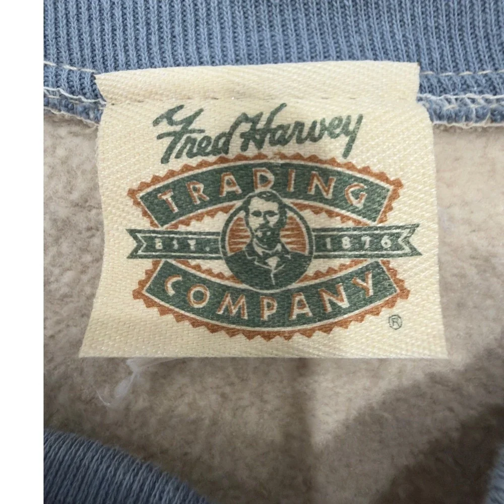 Fred Harvey‎ Trading Company Grand Canyon Feather Fleece Jacket Tan Women L/XL